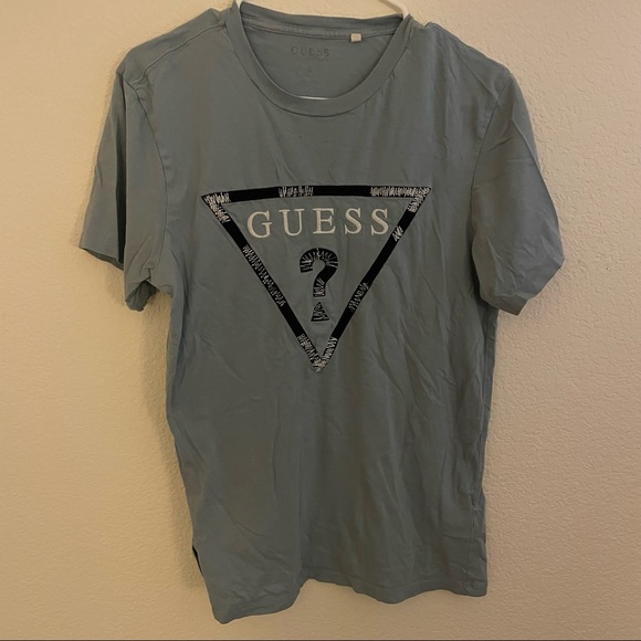 Guess Other - triangle guess logo plain shirt